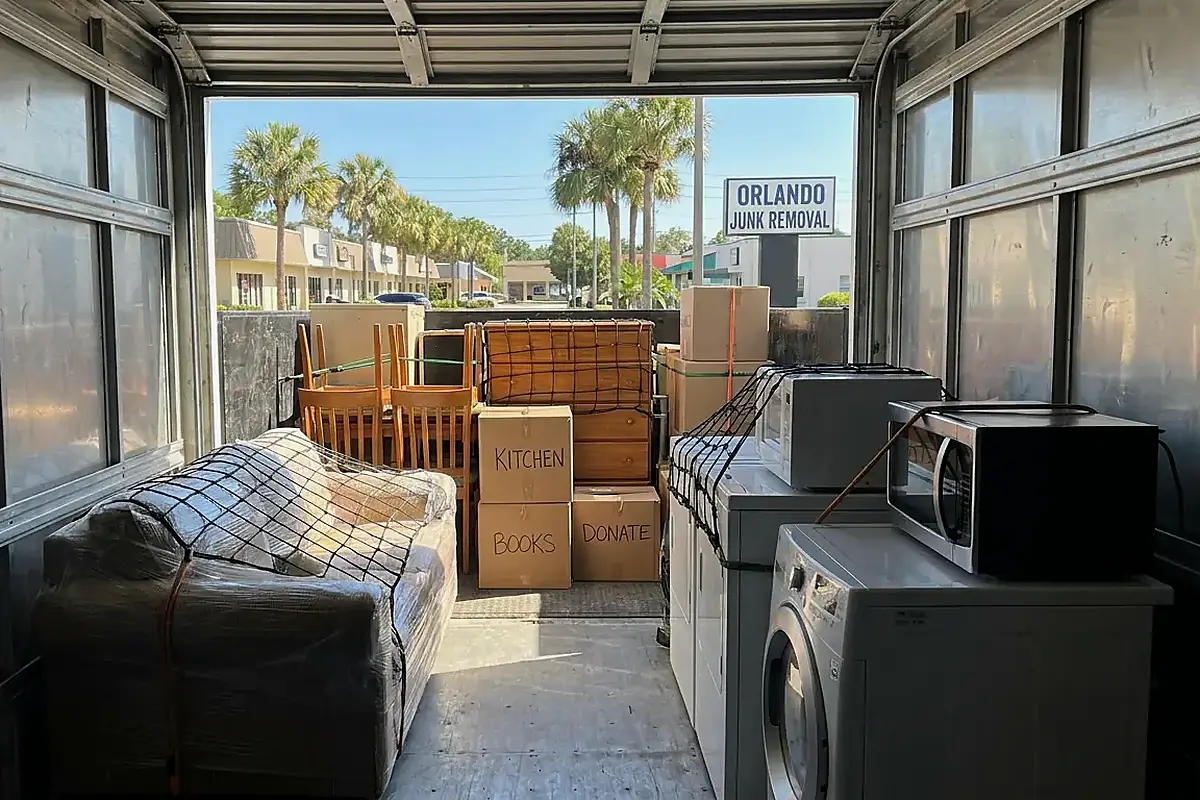 Condo Bulk Pickup Loading Zone for Furniture Removal in Mills 50