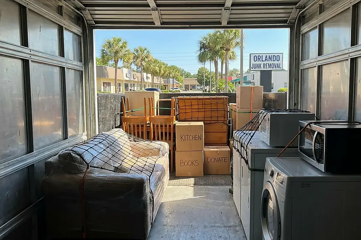 Kissimmee Rental Turnover Load for Trampoline Removal