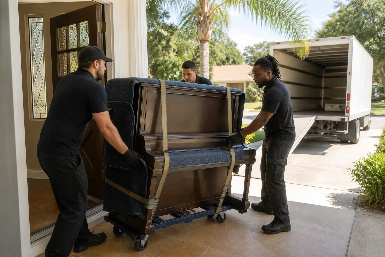 Piano Removal Orlando Upright Piano Dolly for Piano Removal in MetroWest
