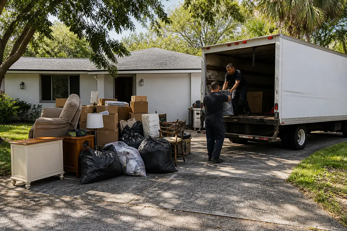 Foreclosure Cleanout Orlando Property Turnover Load for Foreclosure Cleanout