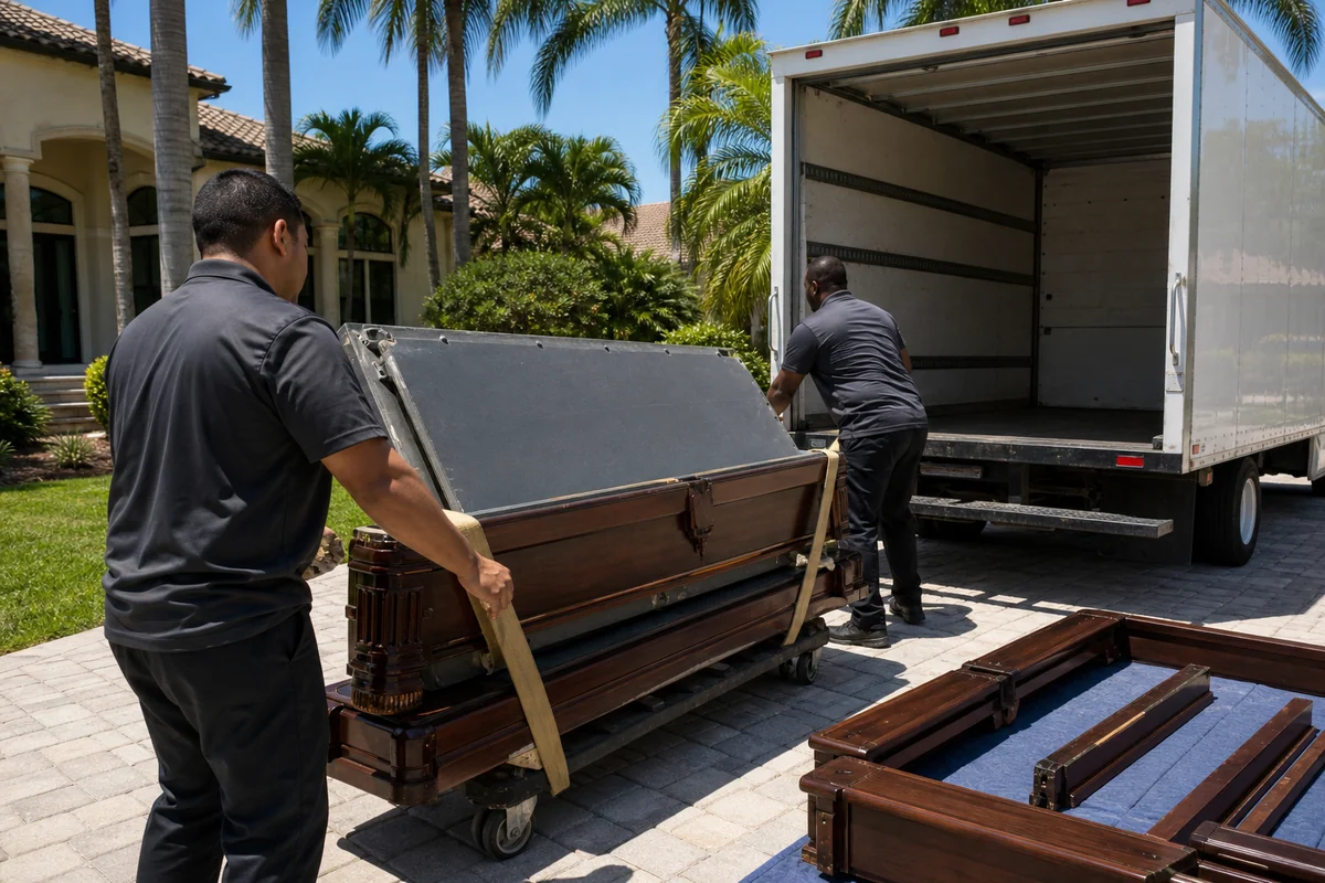Pool Table Removal Orlando Slate Table Load for Pool Table Removal